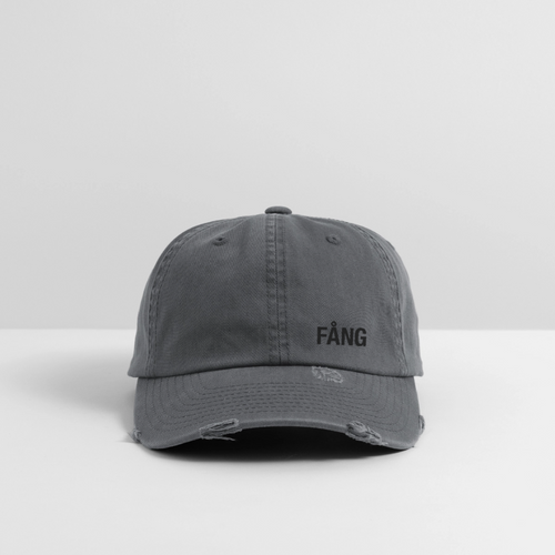 FÅNG Low Profile Destroyed Cap - dark grey