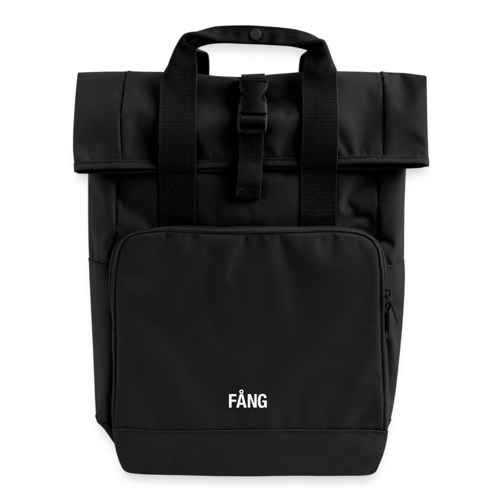 Roll Top Backpack - black