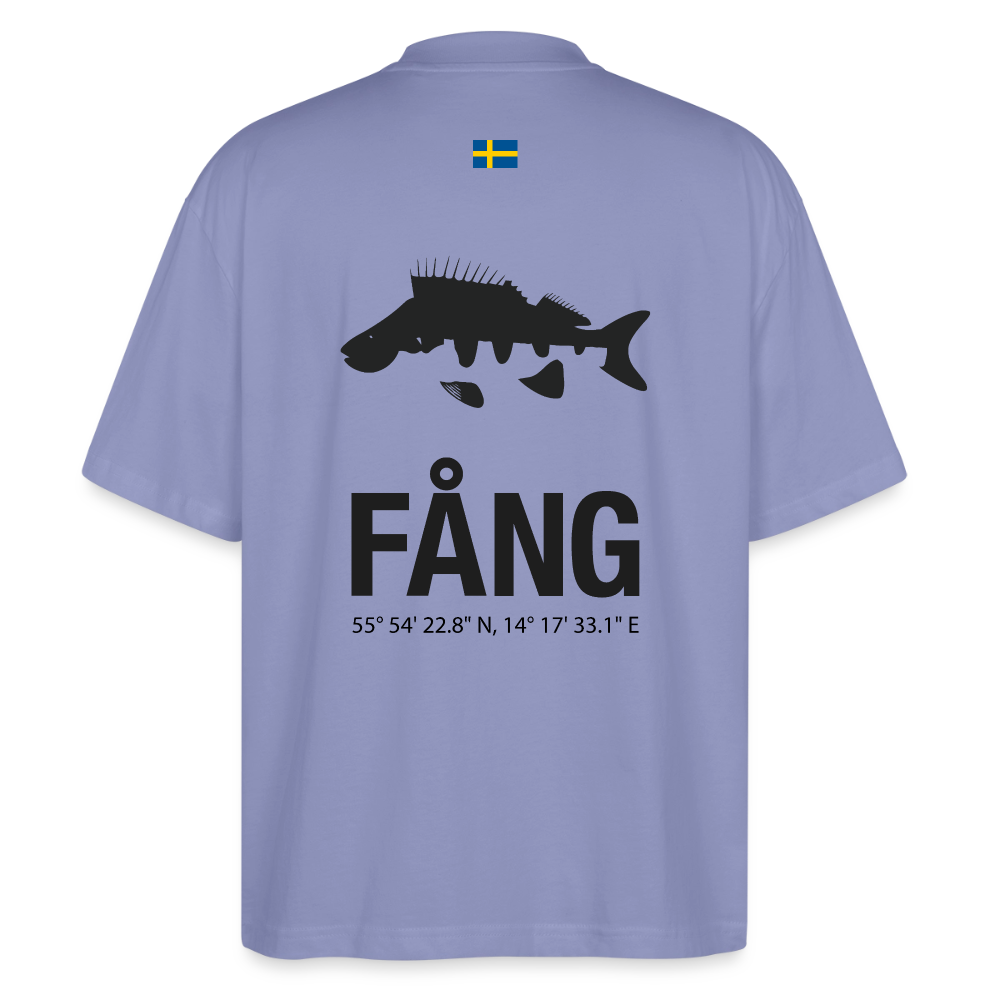 FÅNG Oversized Unisex Organic T-shirt - violet
