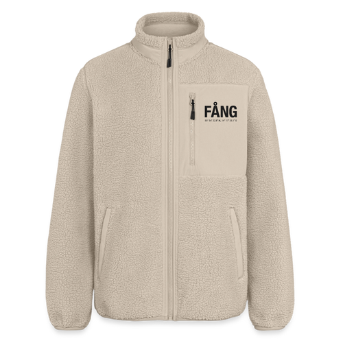 FÅNG  RELAXED FIT Unisex sherpa jacket - beige