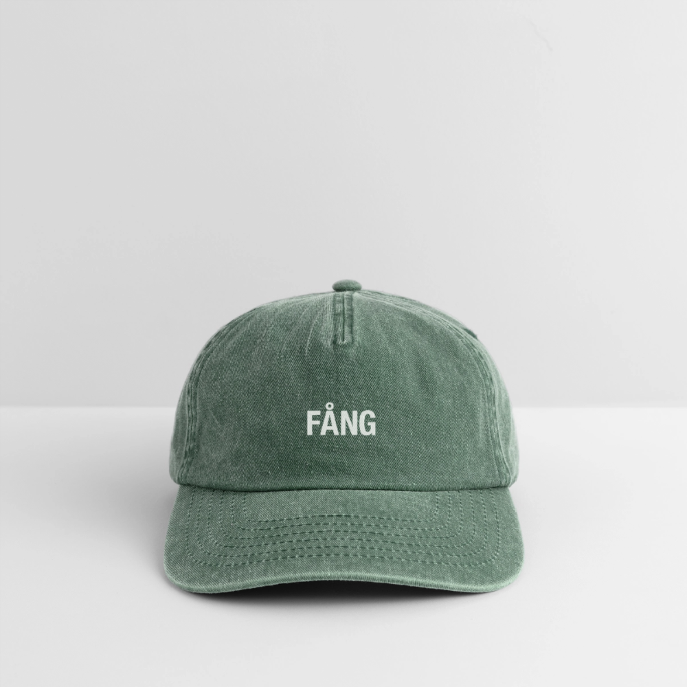 Relaxed Vintage Cap - vintage bottle green 
