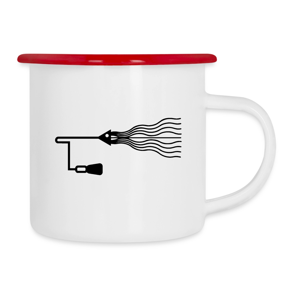 Camper Mug - white/red