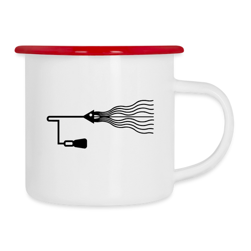 Camper Mug - white/red