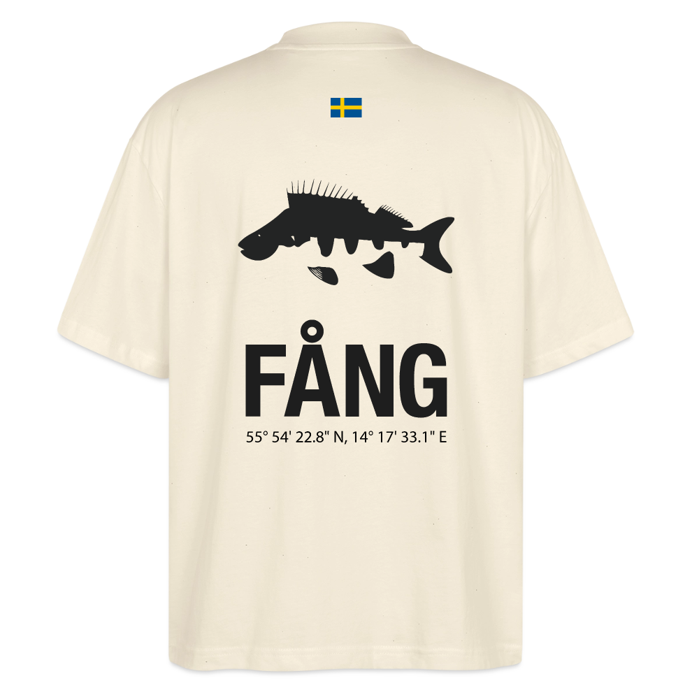 FÅNG Oversized Unisex Organic T-shirt - soft Ecru