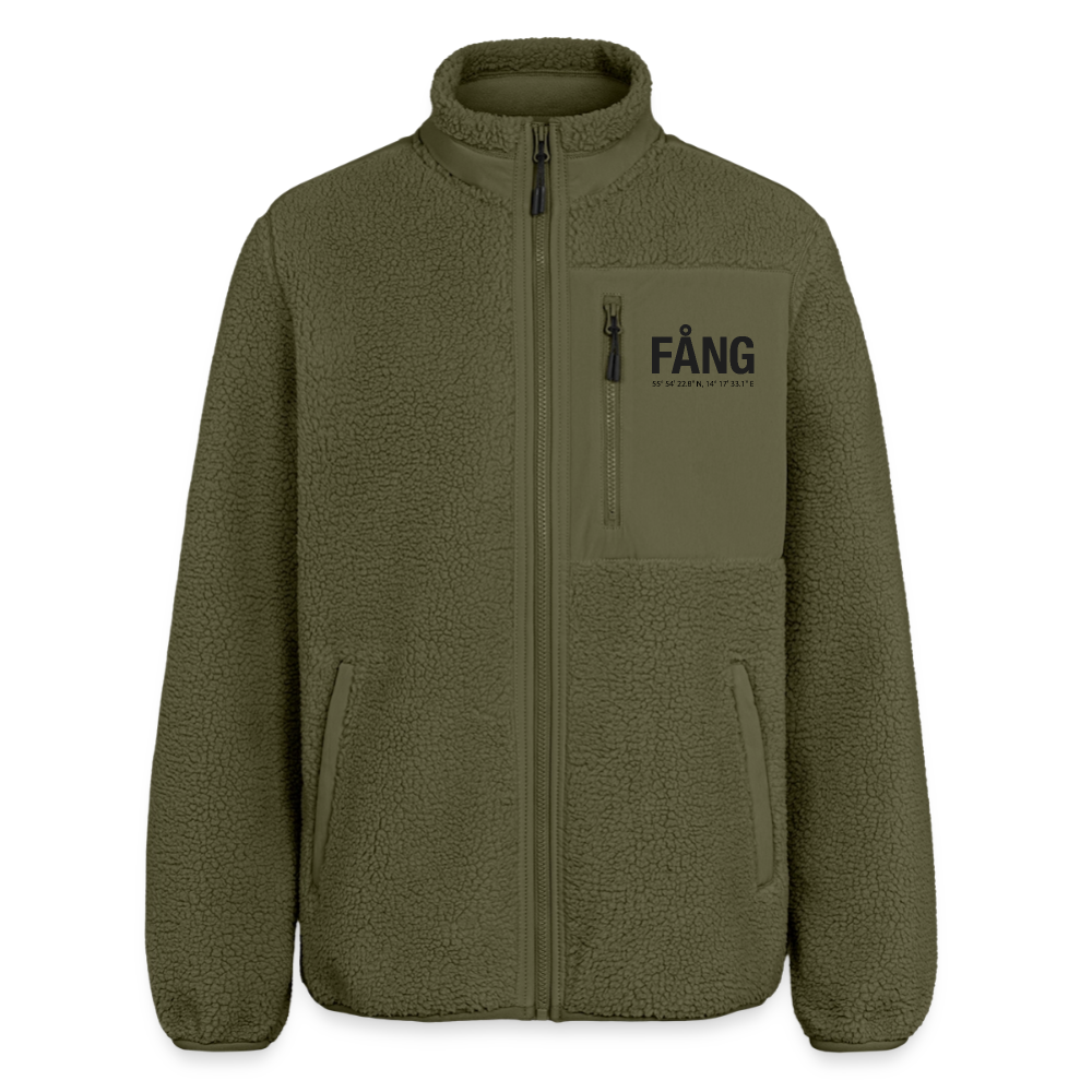 FÅNG  RELAXED FIT Unisex sherpa jacket - khaki