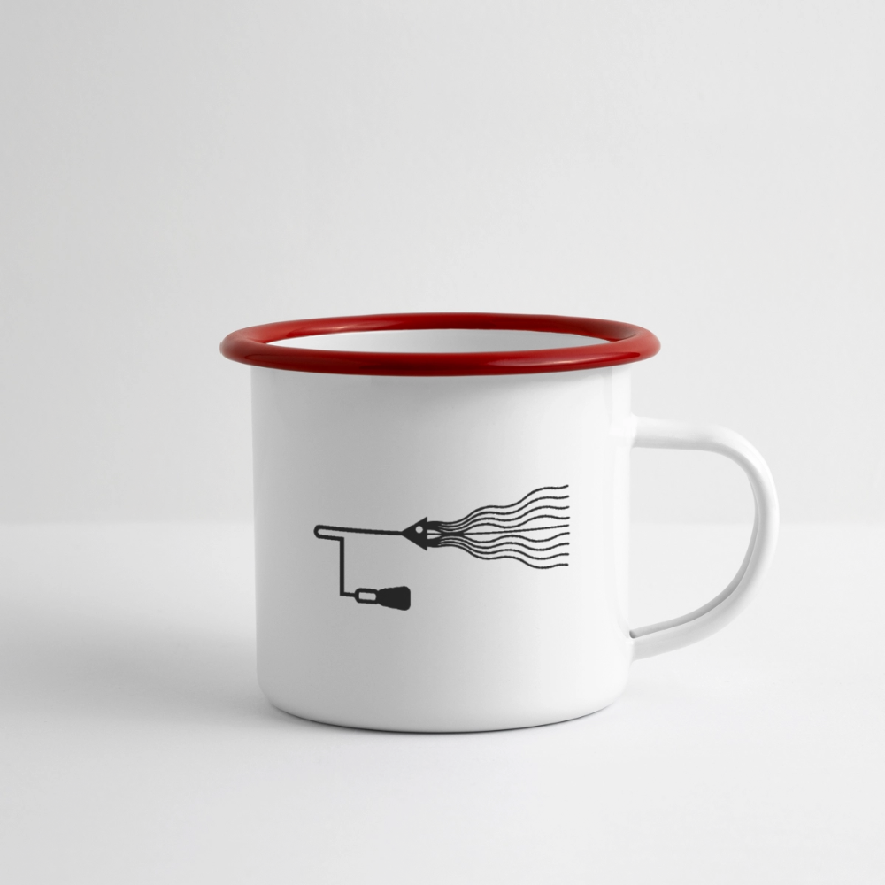 Camper Mug - white/red