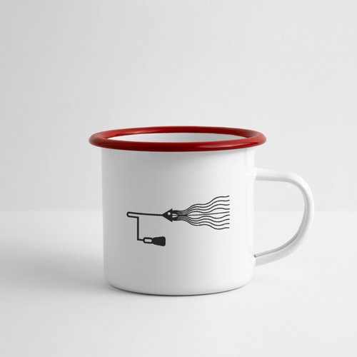 Camper Mug - white/red